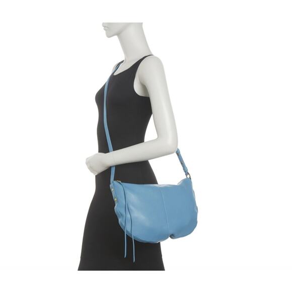 NWT Hobo Cosmo Leather Crossbody Bag - Dusty Blue
